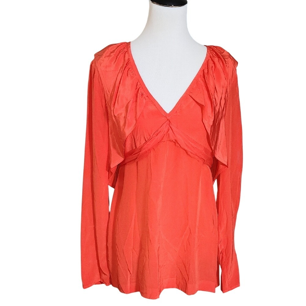 Vintage Black Label Vera Wang Silk Top‎ Size 12